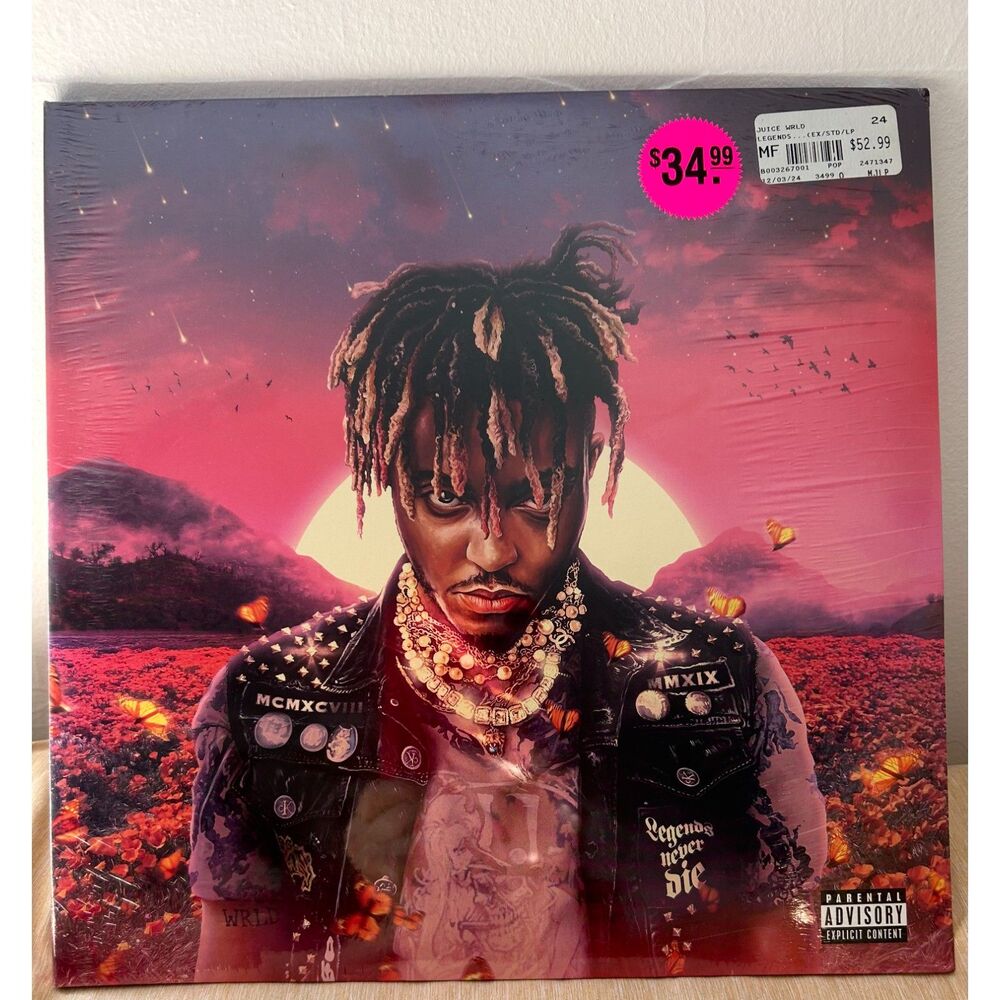 Juice WRLD LEGENDS NEVER DIE VINYL 2LP 2020 SEALED NEW Interscope 602507496074